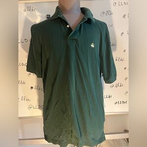 Brooks Brothers Dark Green Cotton Polo